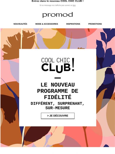 cool chic club|Fidélité et attention client chez Promod 